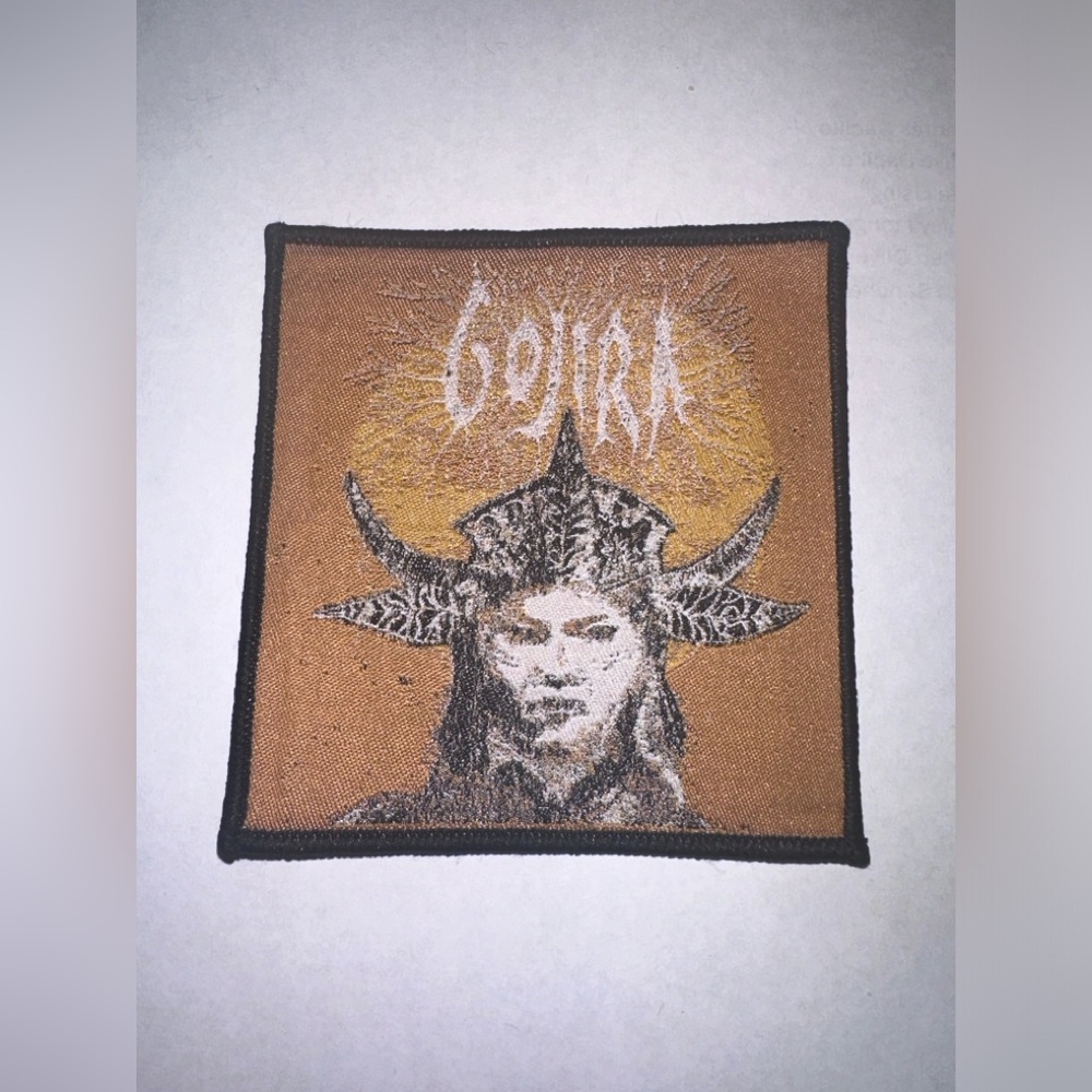 GOJIRA, FORTITUDE, BLACK BORDER, SEW ON WOVEN PATCH